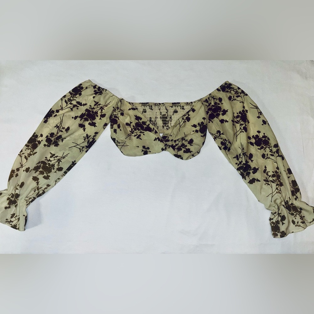 Floral Off-Shoulder Women Top